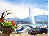 Фонтан в Женевском озере